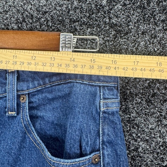 Abercrombie & Fitch Curve Love Ultra High Rise 90s Straight Jeans Blue 31 Long - Picture 4 of 6